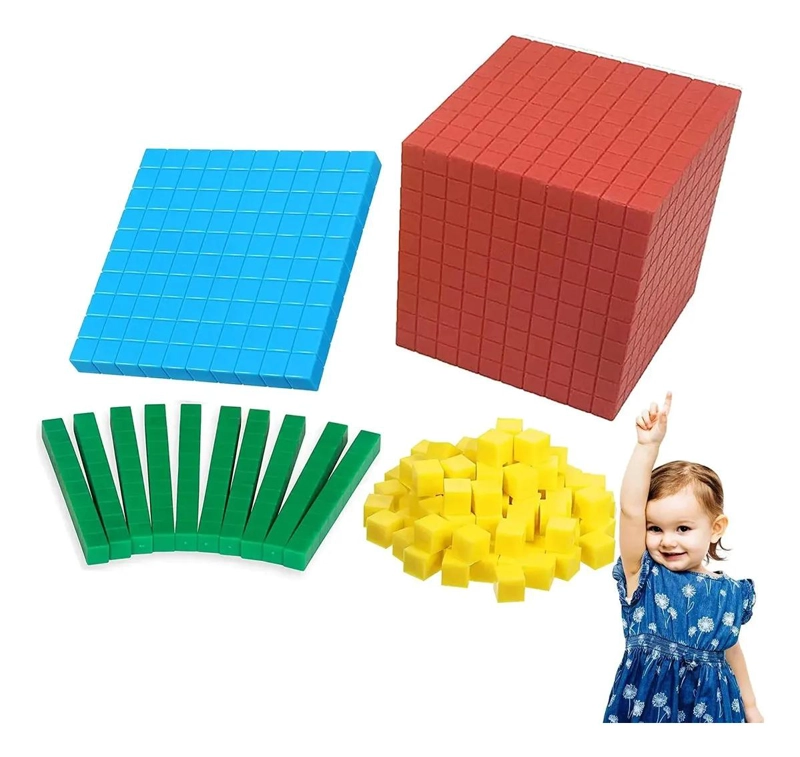 BASE CONECTABLE DE 10 BLOQUES PARA JUEGOS EDUCATIVOS - 1