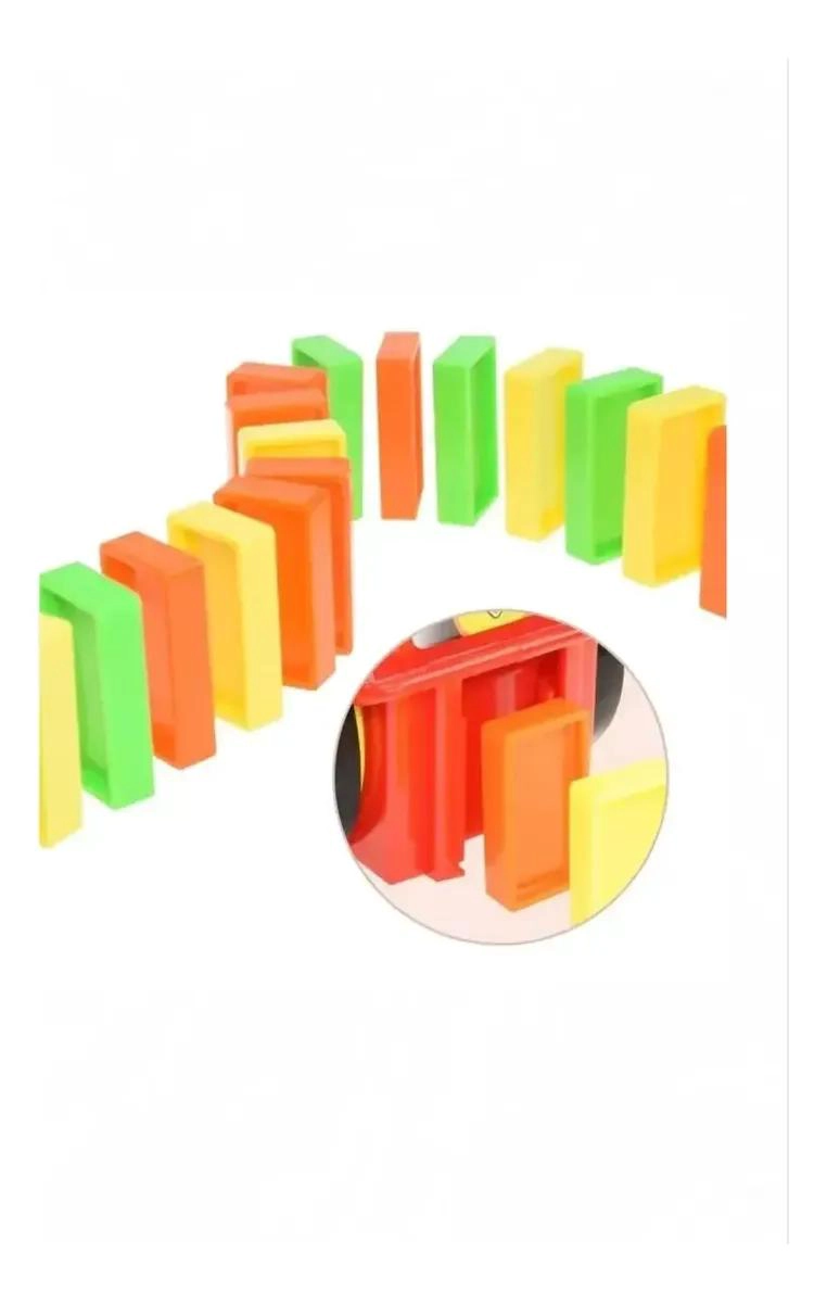 TREN DIDACTICO DE DOMINO PARA NIÑOS CON 60 FICHAS - 3