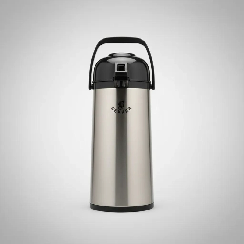TERMO DISPENSADOR ACERO INOXIDABLE 3 LITROS CON BOMBA - 1