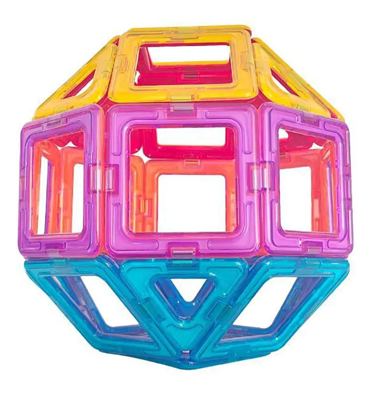 JUEGO DE BLOQUES MAGNE TICOS EDUCATIVOS DE 50 PIEZAS - 3