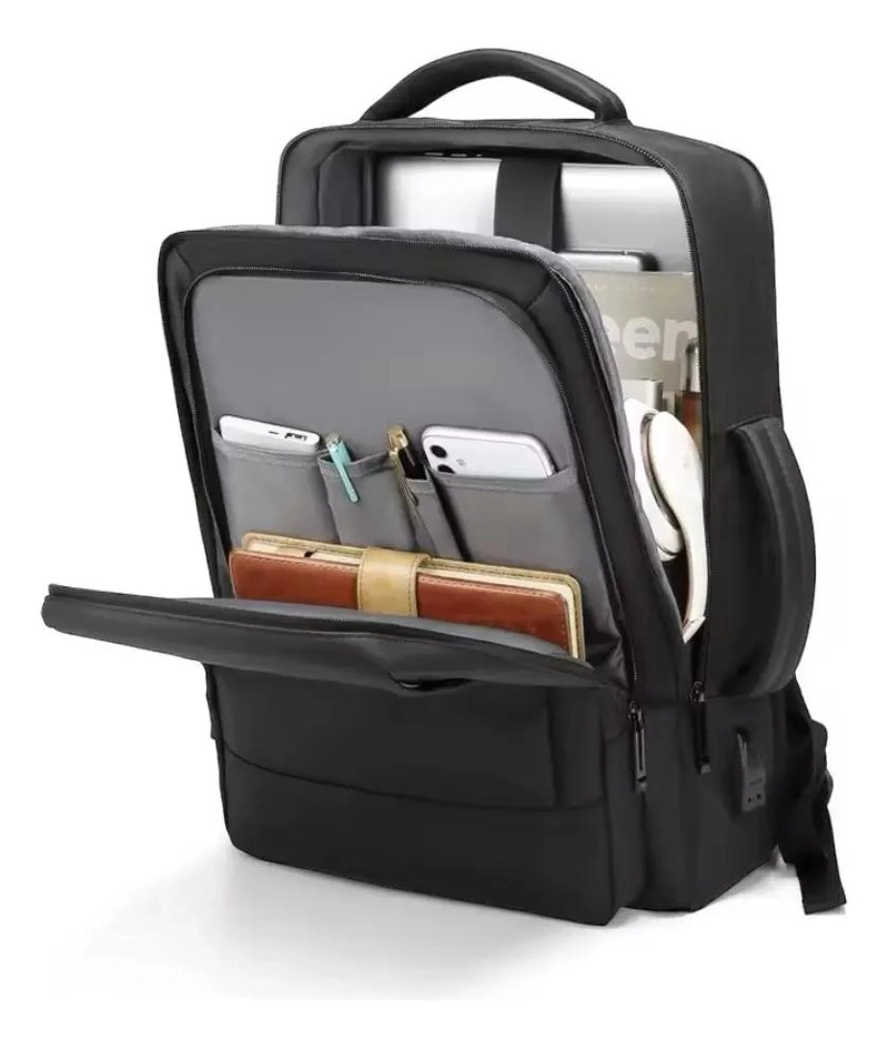 MOCHILA URBANA ANTIRROBO 30L IMPERMEABLE PARA NOTEBOOK - 3