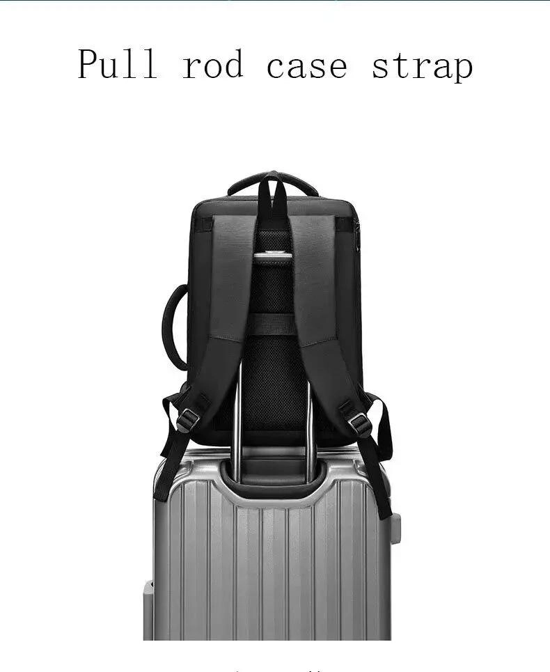MOCHILA URBANA ANTIRROBO 30L IMPERMEABLE PARA NOTEBOOK - 7