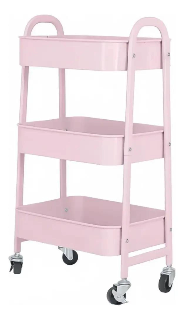 CARRITO ORGANIZADOR METALICO CON RUEDAS PARA EL HOGAR - 1