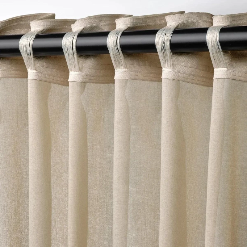 VISILLO ELEGANTE EN BLANCO NIEVE PARA VENTANAS DE 145X250 CM - 5