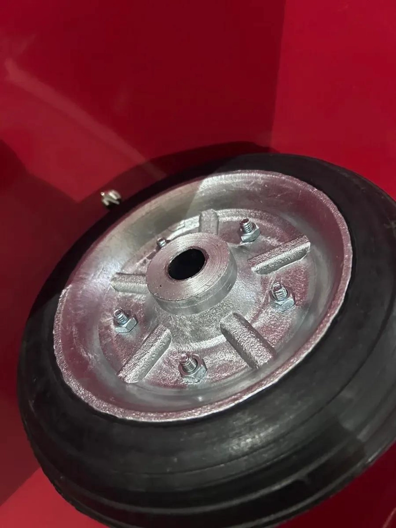 RUEDA DE CARRO DE 8 PULGADAS CON BUJE METALICO - 3