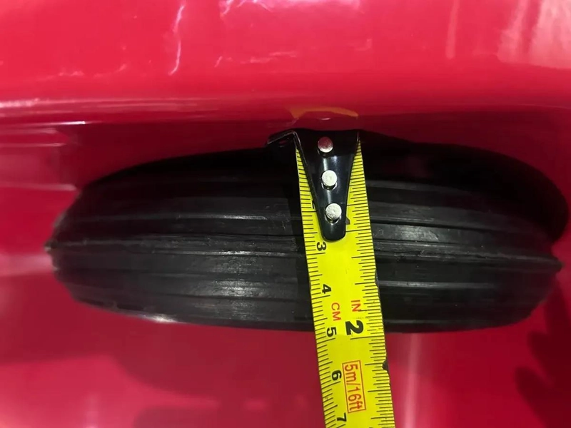 RUEDA DE CARRO DE 8 PULGADAS CON BUJE METALICO - 5