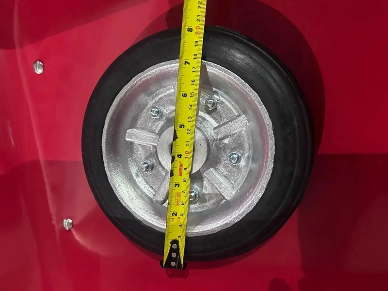 RUEDA DE CARRO DE 8 PULGADAS CON BUJE METALICO - 6