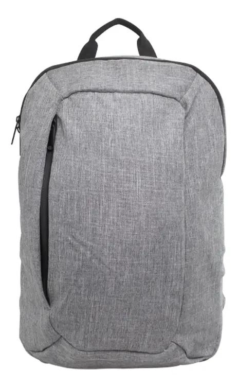 MOCHILA PORTA-NOTEBOOK GRIS 9 LITROS IMPERMEABLE - 1