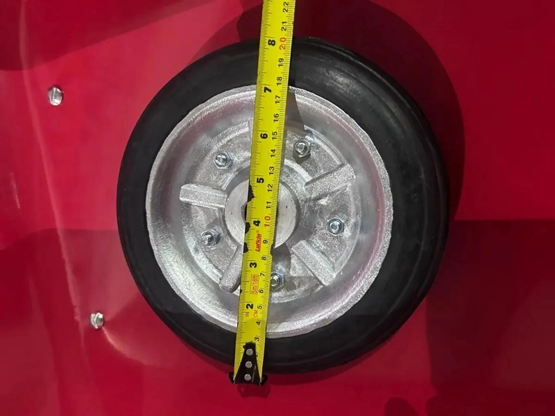 RUEDA DE CARRO DE 8 PULGADAS CON BUJE METALICO - 6