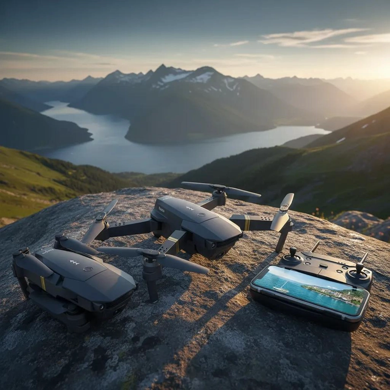DRON CON CAMARA DUAL WIFI PARA CAPTURAS AE REAS UNICAS - 1