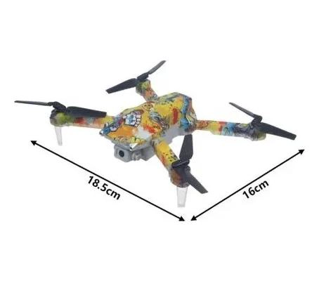 DRON CUADRICOPTERO 4K MULTICOLOR CON CAMARA Y WI-FI - 3