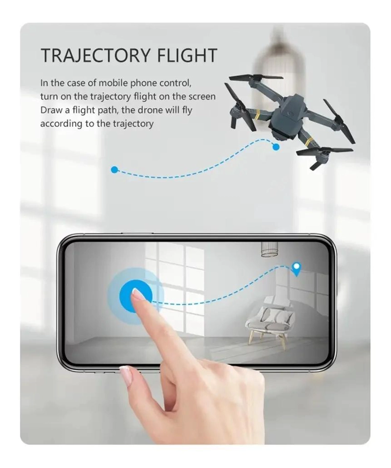 DRON PLEGABLE CON CAMARA 998W PARA CAPTURA AE REA - 7