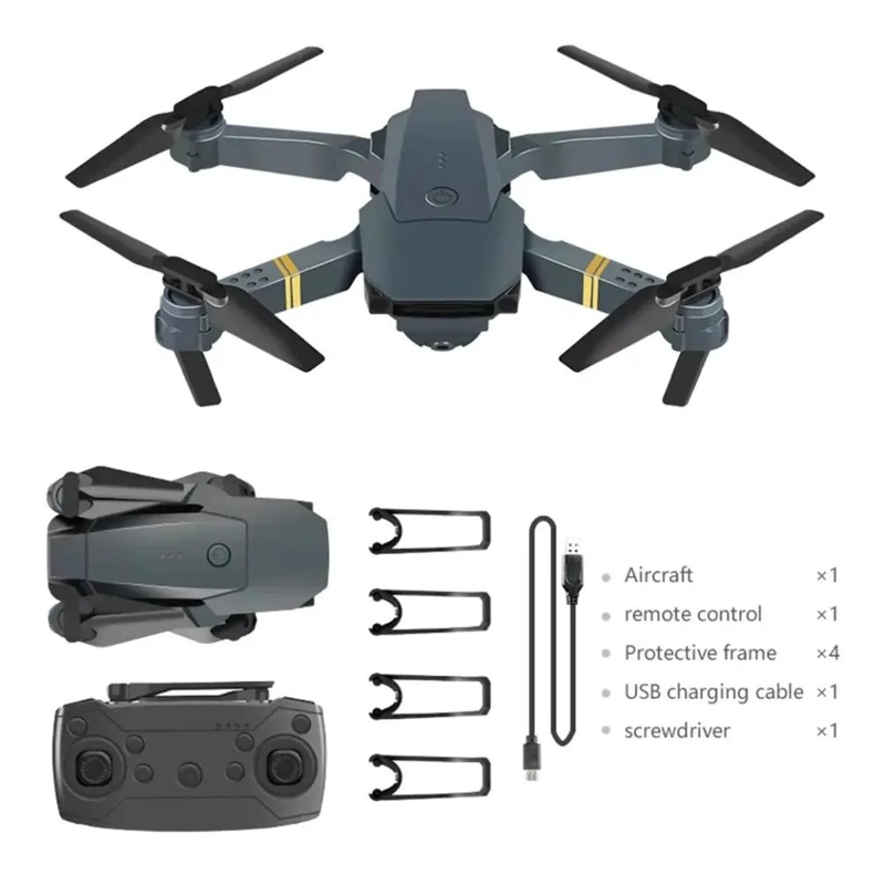 DRON PLEGABLE CON CAMARA 998W PARA CAPTURA AE REA - 8