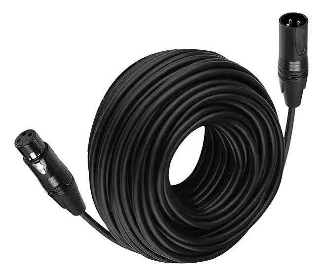 CABLE DE MICROFONO XLR PROFESIONAL MACHO A HEMBRA - 1