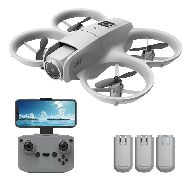 MINI DRONE FPV DOBLE CAMARA 4K PORTATIL Y FACIL DE USAR - 1