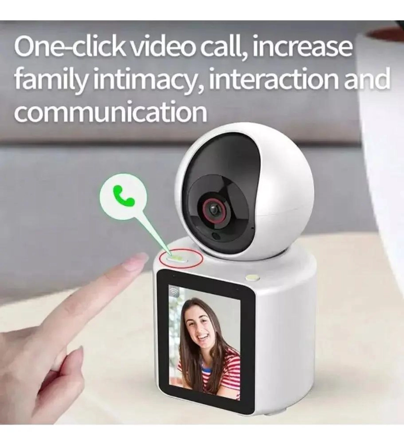 CAMARA IP WIFI 360° PARA MONITOREO DE BEBE S CON AUDIO - 6