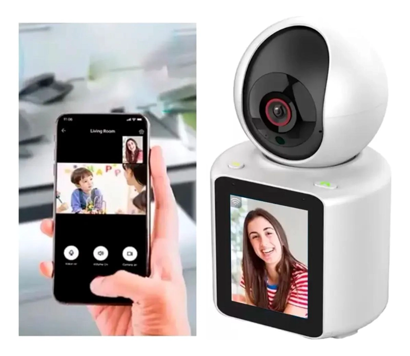 CAMARA IP WIFI 360° PARA MONITOREO DE BEBE S CON AUDIO - 9