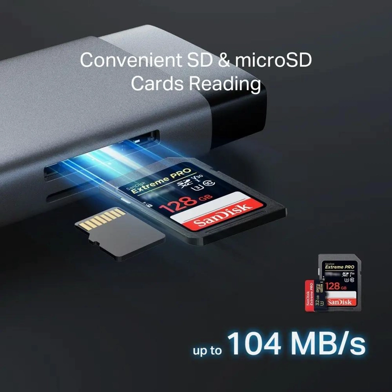 HUB USB TIPO C 9 EN 1 CON ALTA VELOCIDAD DE TRANSFERENCIA - 5