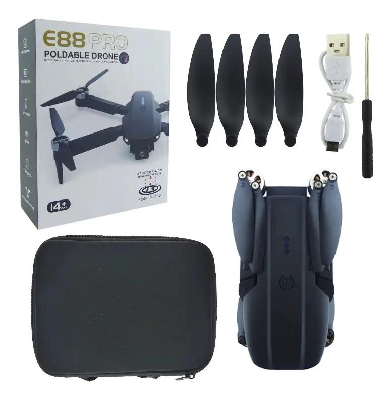 DRONE CON DOBLE CAMARA Y SENSOR DE SEGURIDAD PARA VUELOS ESTABLES - 3