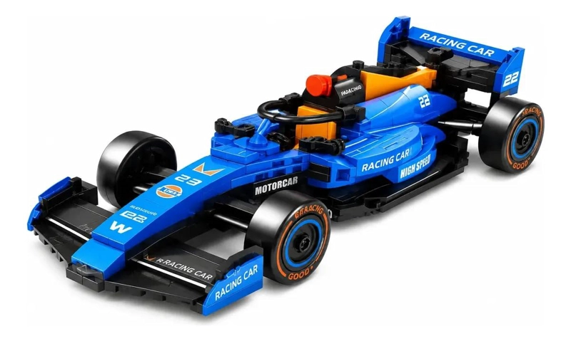 AUTO DE CARRERAS F1 PARA ARMAR BLOQUES DE CONSTRUCCION CREATIVOS - 1