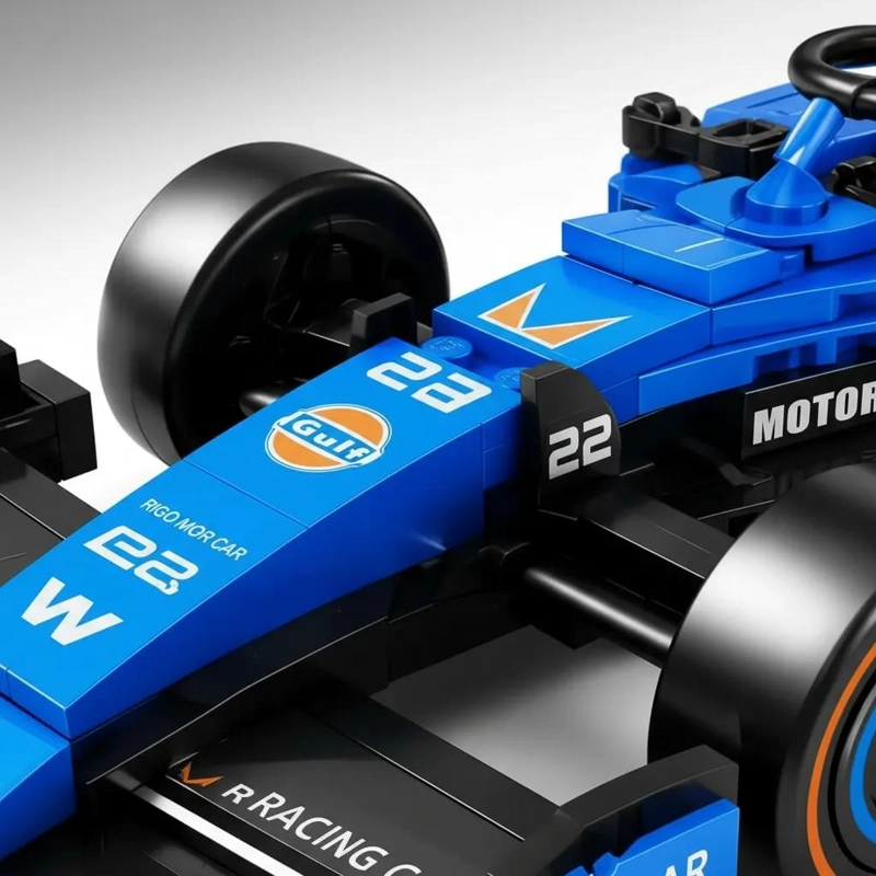 AUTO DE CARRERAS F1 PARA ARMAR BLOQUES DE CONSTRUCCION CREATIVOS - 5