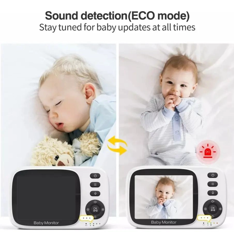 MONITOR DE VIDEO PARA BEBE S CON VISION NOCTURNA Y AUDIO BIDIRECCIONAL - 6