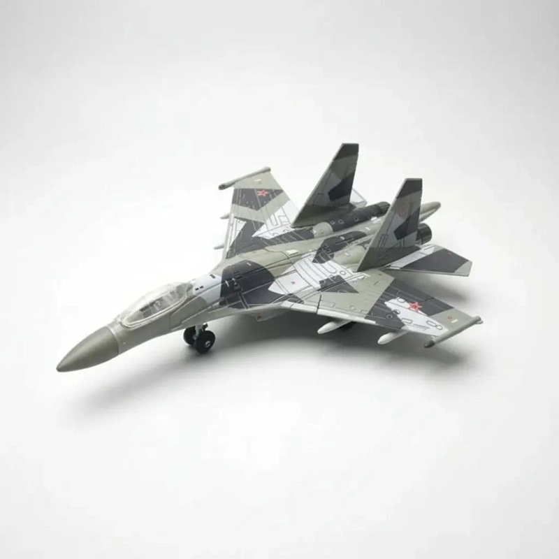 MODELO DE AVION DE COMBATE SU-35 A ESCALA 1:100 PARA CONSTRUCCION - 6