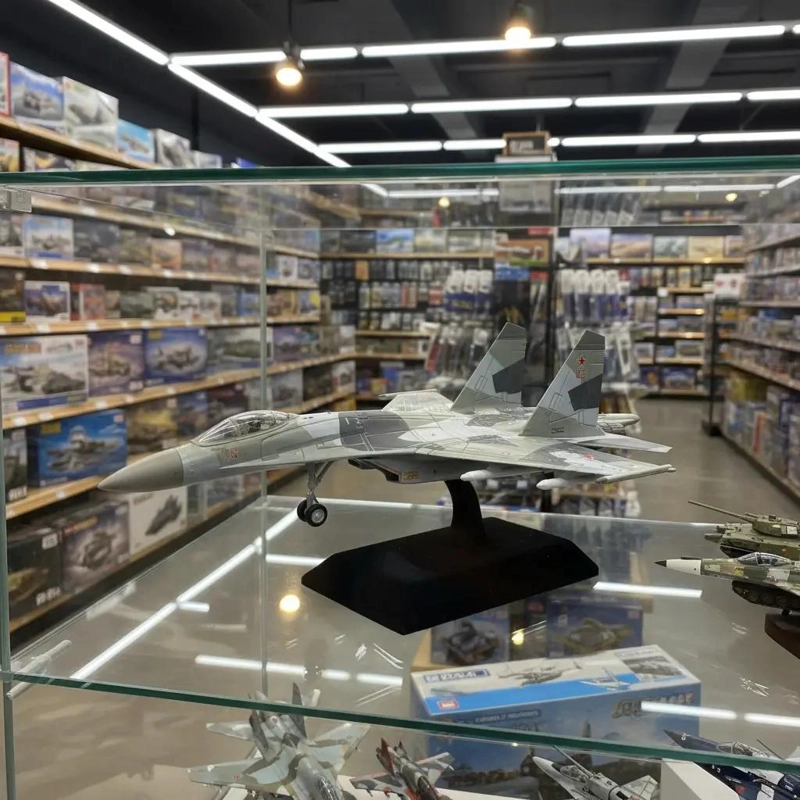 MODELO DE AVION DE COMBATE SU-35 A ESCALA 1:100 PARA CONSTRUCCION - 8