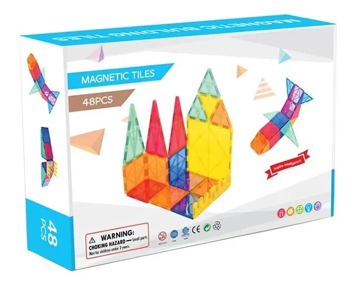 SET DE BLOQUES MAGNE TICOS DE CONSTRUCCION PARA NIÑOS - 2