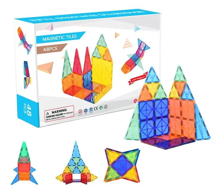 SET DE BLOQUES MAGNE TICOS DE CONSTRUCCION PARA NIÑOS - 7