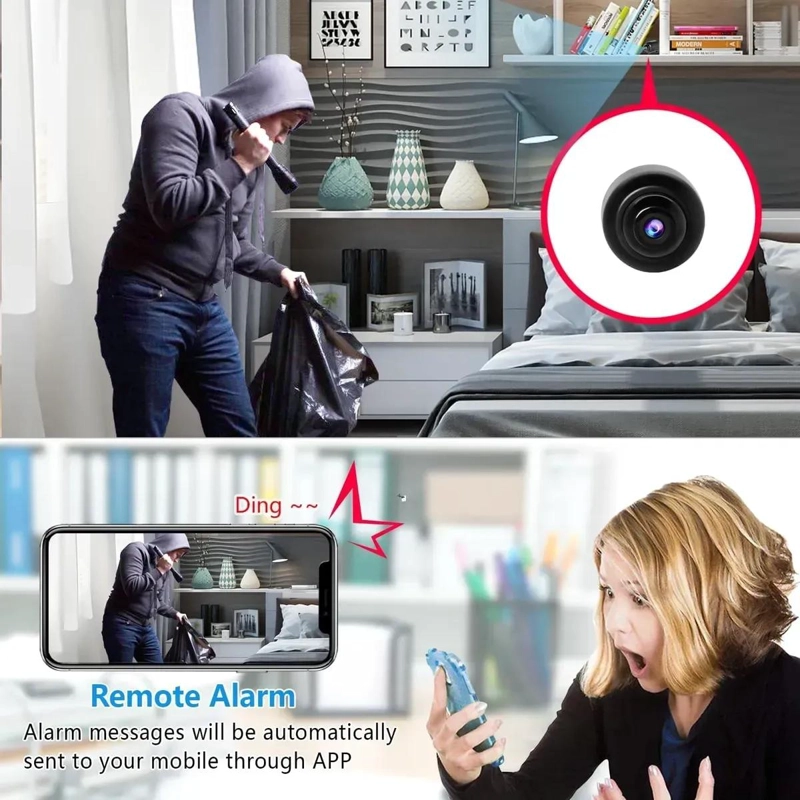 CAMARA INALAMBRICA COMPACTA PARA VIGILANCIA EN HD - 6