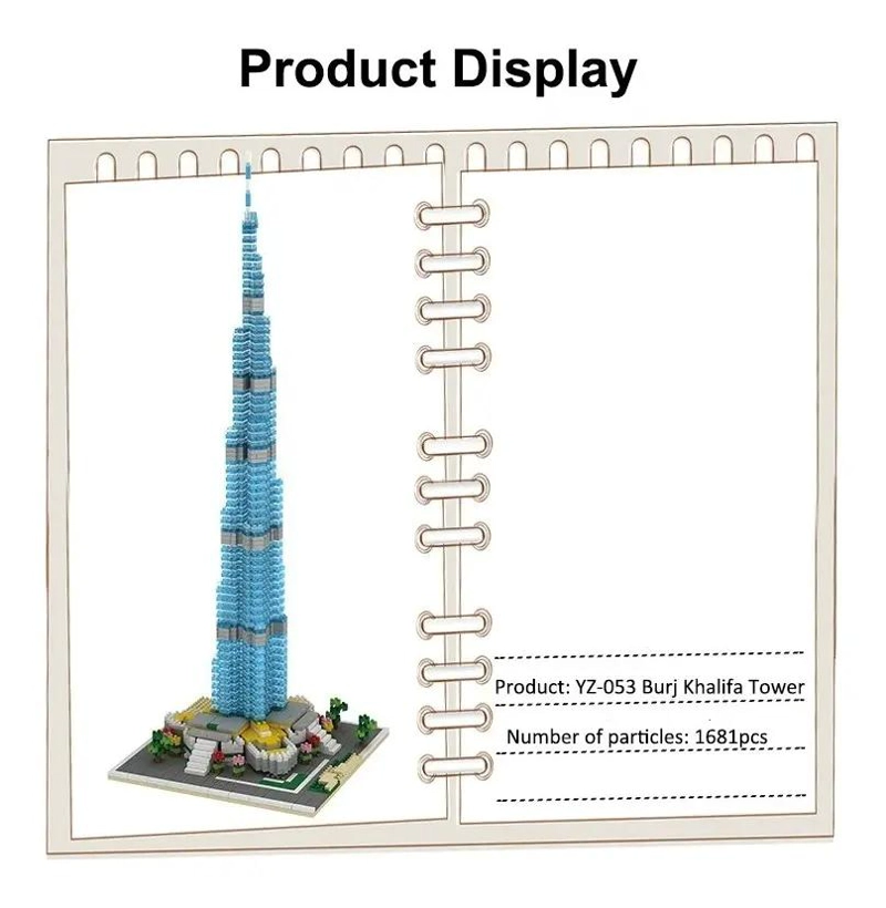 KIT DE CONSTRUCCION 3D CON 1681 PIEZAS PARA CREAR - 3