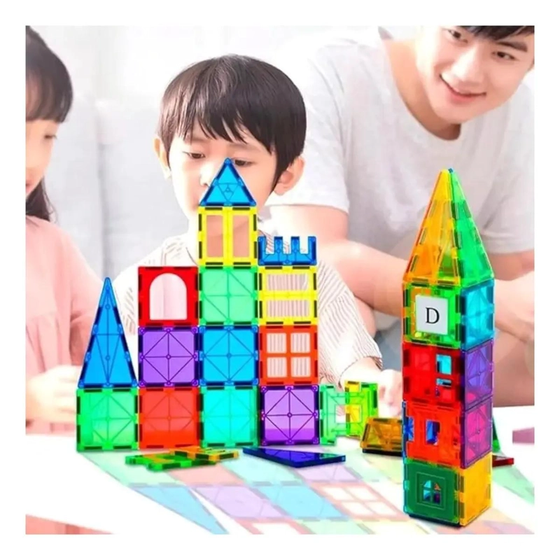 JUEGO DE BLOQUES MAGNE TICOS 3D PARA CONSTRUCCION CREATIVA - 7