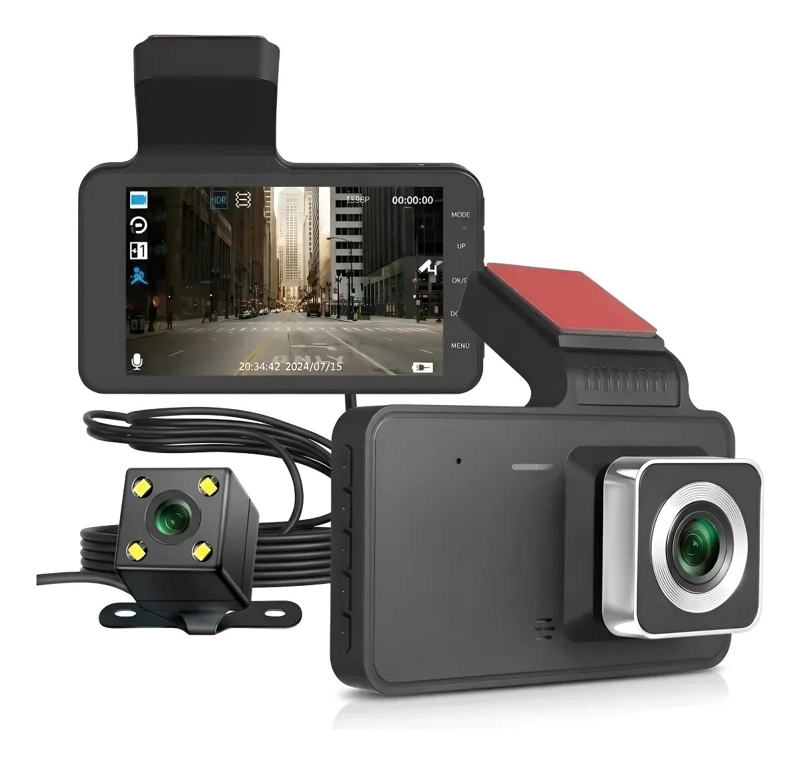 CAMARA DE SEGURIDAD PARA VEHICULOS FULL HD 1080 CON VISION NOCTURNA - 1