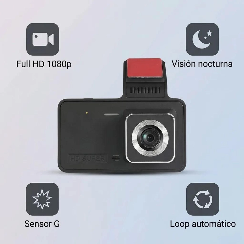 CAMARA DE SEGURIDAD PARA VEHICULOS FULL HD 1080 CON VISION NOCTURNA - 4