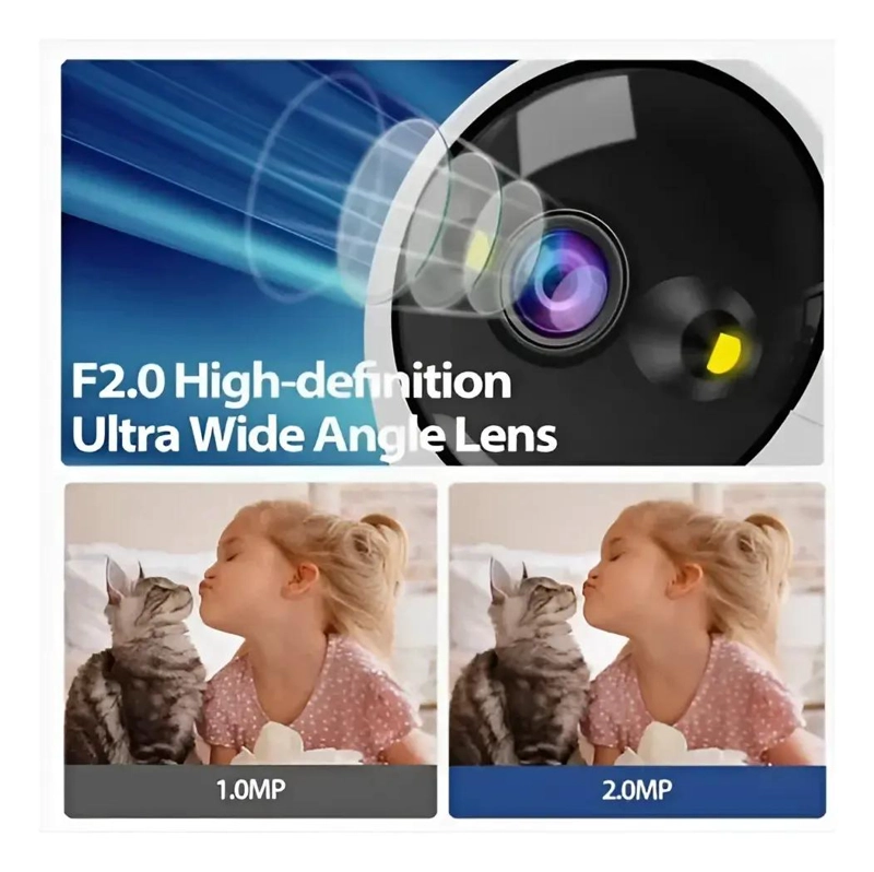 CAMARA DE SEGURIDAD WIFI 1080P CON VIDEOLLAMADA BIDIRECCIONAL - 6