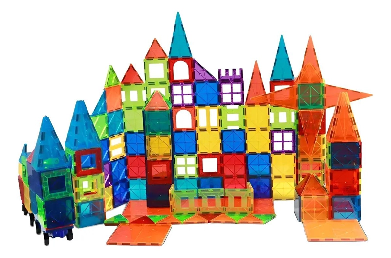 JUEGO DE BLOQUES MAGNE TICOS 3D PARA CONSTRUCCION 60 PIEZAS - 1