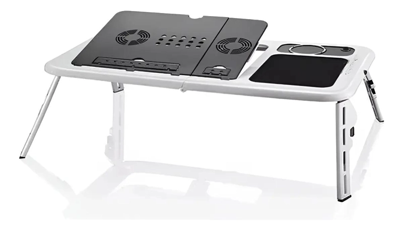 MESA PLEGABLE PARA NOTEBOOK CON VENTILADORES USB INTEGRADOS - 1