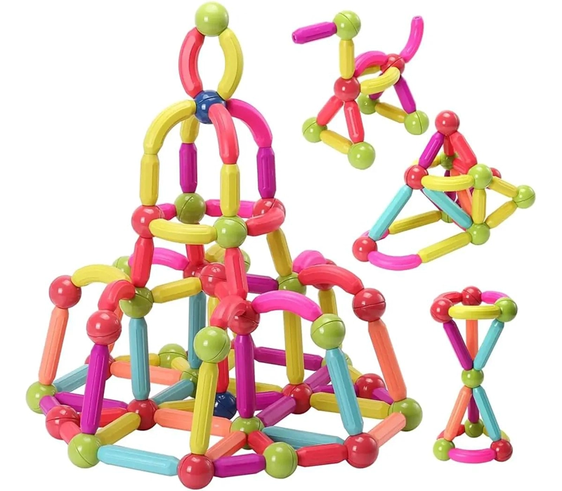 BLOQUES MAGNE TICOS DE CONSTRUCCION PARA NIÑOS, 36 PIEZAS - 1