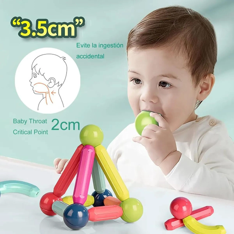 BLOQUES MAGNE TICOS DE CONSTRUCCION PARA NIÑOS, 36 PIEZAS - 2
