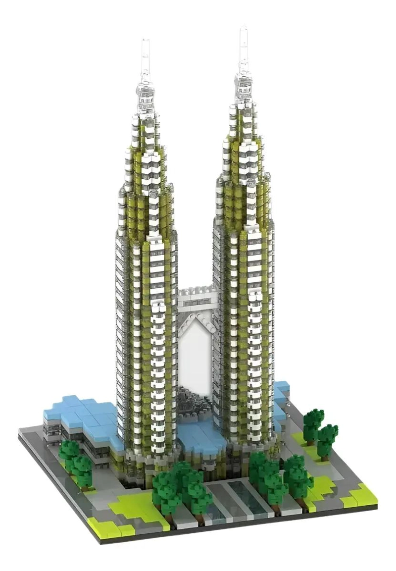 SET DE CONSTRUCCION TORRES GEMELAS 2351 PIEZAS - 1