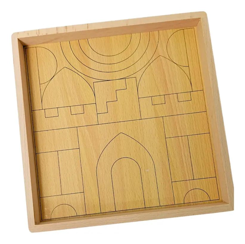 BLOQUES DE CONSTRUCCION DE MADERA PARA NIÑOS CREATIVOS - 1