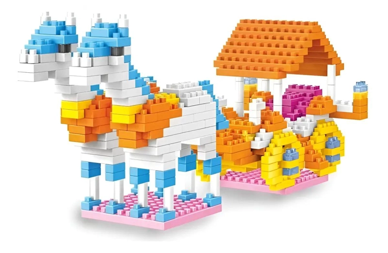 SET DE BLOQUES PARA ARMAR CARRO DE ENSUEÑO 3D CON 425 PIEZAS - 1