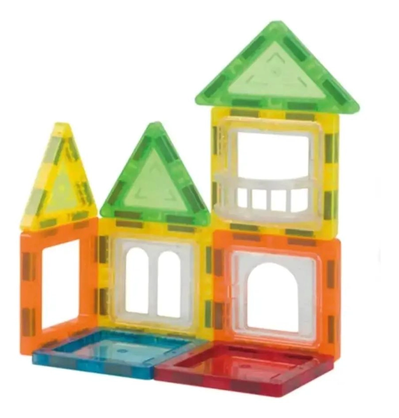 BLOQUES MAGNE TICOS 3D PARA CONSTRUCCION CREATIVA 22 PIEZAS - 3
