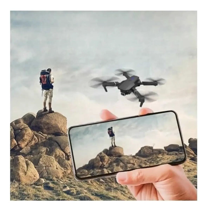 DRON PLEGABLE CON DOBLE CAMARA Y ESTUCHE PARA USO RECREATIVO - 4