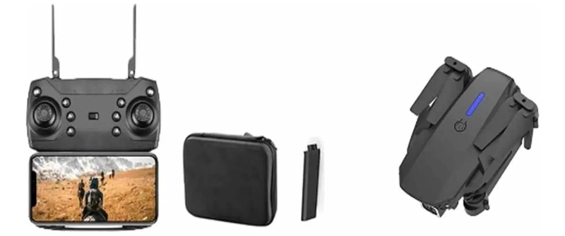 DRON PLEGABLE CON DOBLE CAMARA Y ESTUCHE PARA USO RECREATIVO - 6