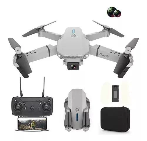 MINI DRON E88 PRO CON CAMARA DUAL 4K Y CONTROL REMOTO - 1