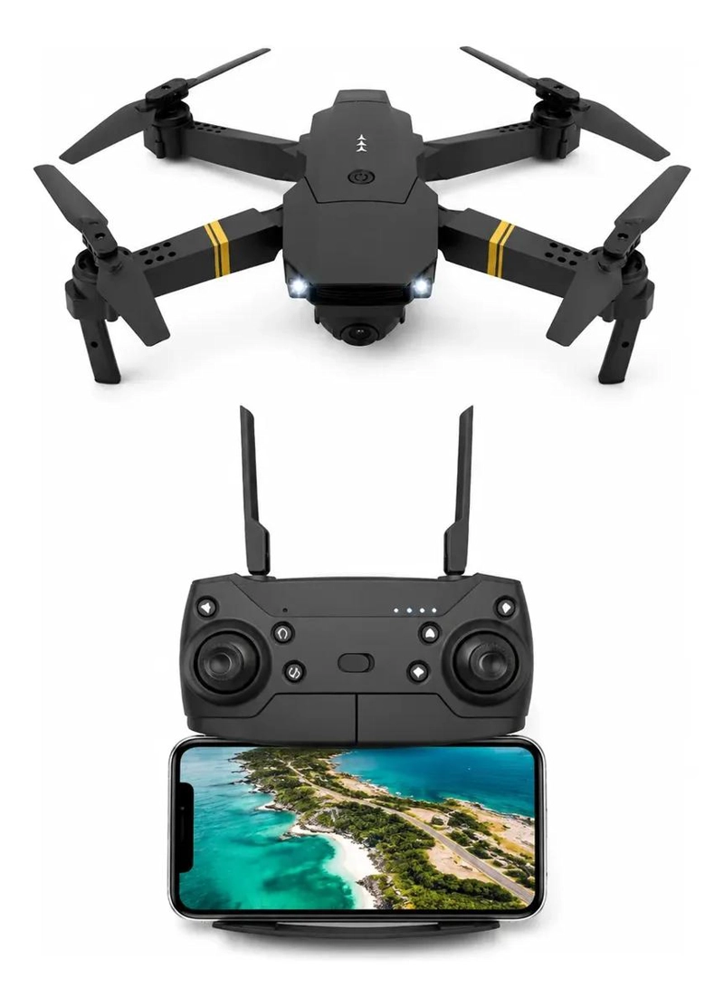 DRONE PLEGABLE CON CAMARA DUAL Y CONEXION WIFI PARA RECREACION - 3