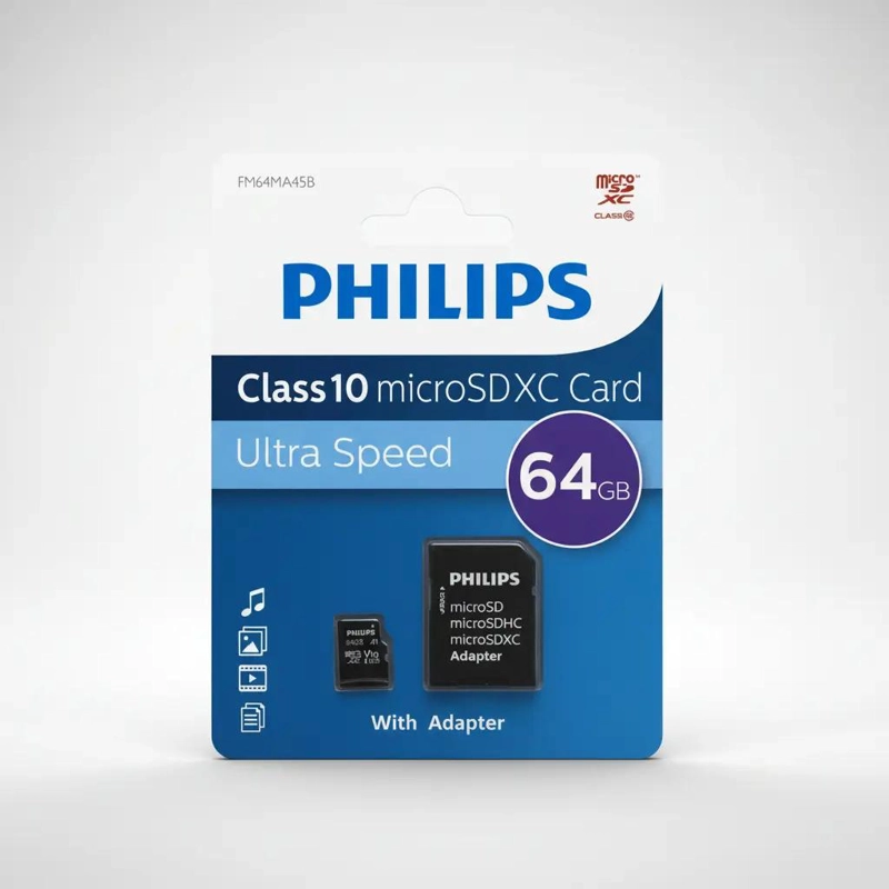 TARJETA MICRO SD 64GB C10 ULTRA VELOCIDAD PARA DISPOSITIVOS - 6