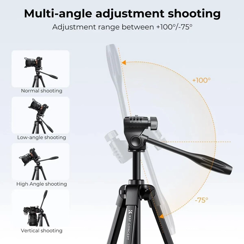 TRIPODE AJUSTABLE PARA CAMARA Y TELE FONO CON 360° DE ROTACION - 3